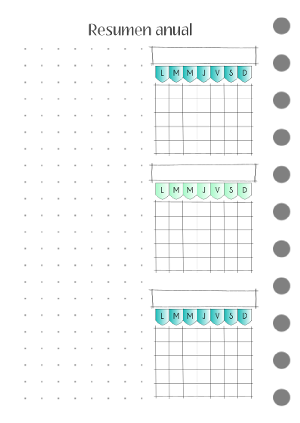 Cuaderno planificador Paisajes A6 3