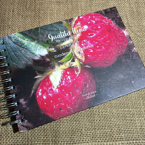 Cuaderno recetario A5