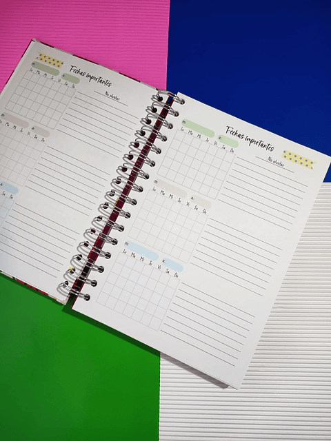 Planificador anual Snoopy A5