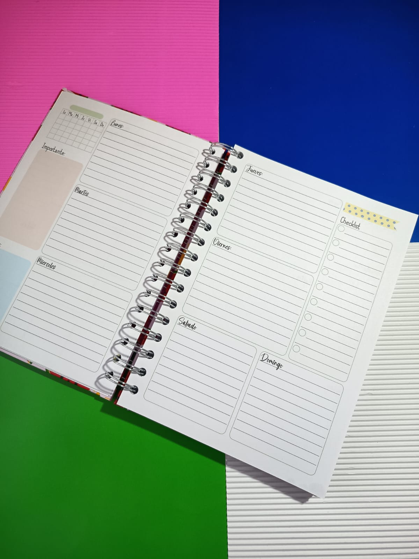 Planificador anual Snoopy A5 3