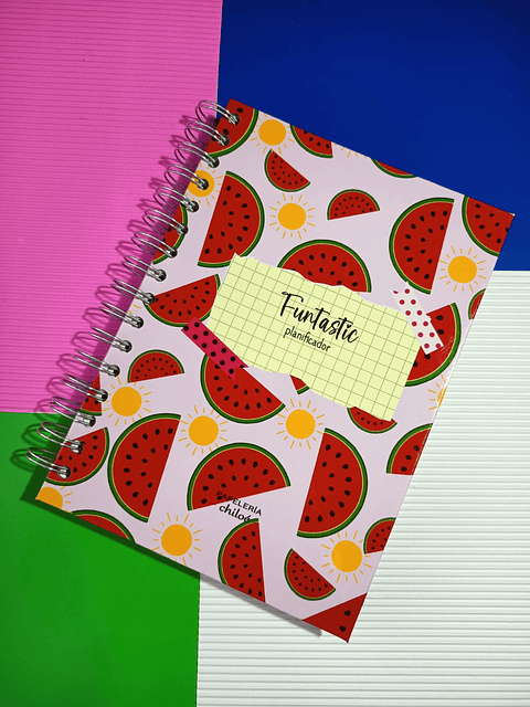 Planificador anual Funtastic watermelon A5