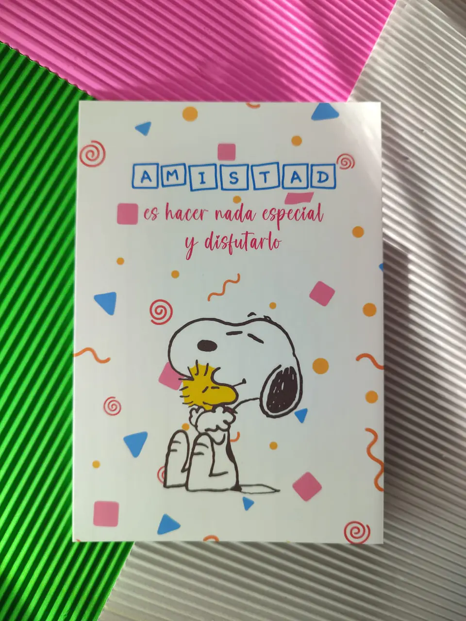 Tarjeta de saludo Amistad 1