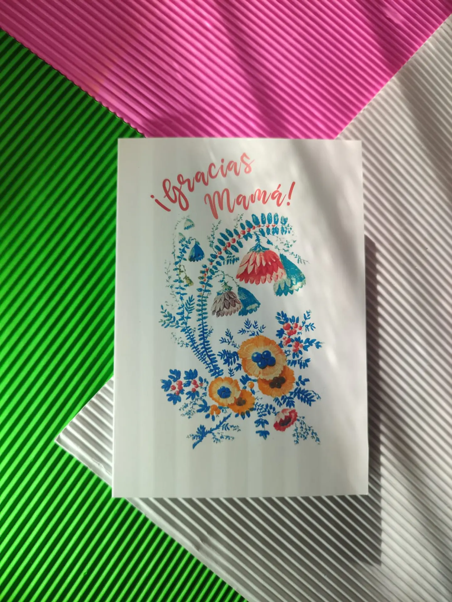 Tarjetas de saludo Gracias mamá 2