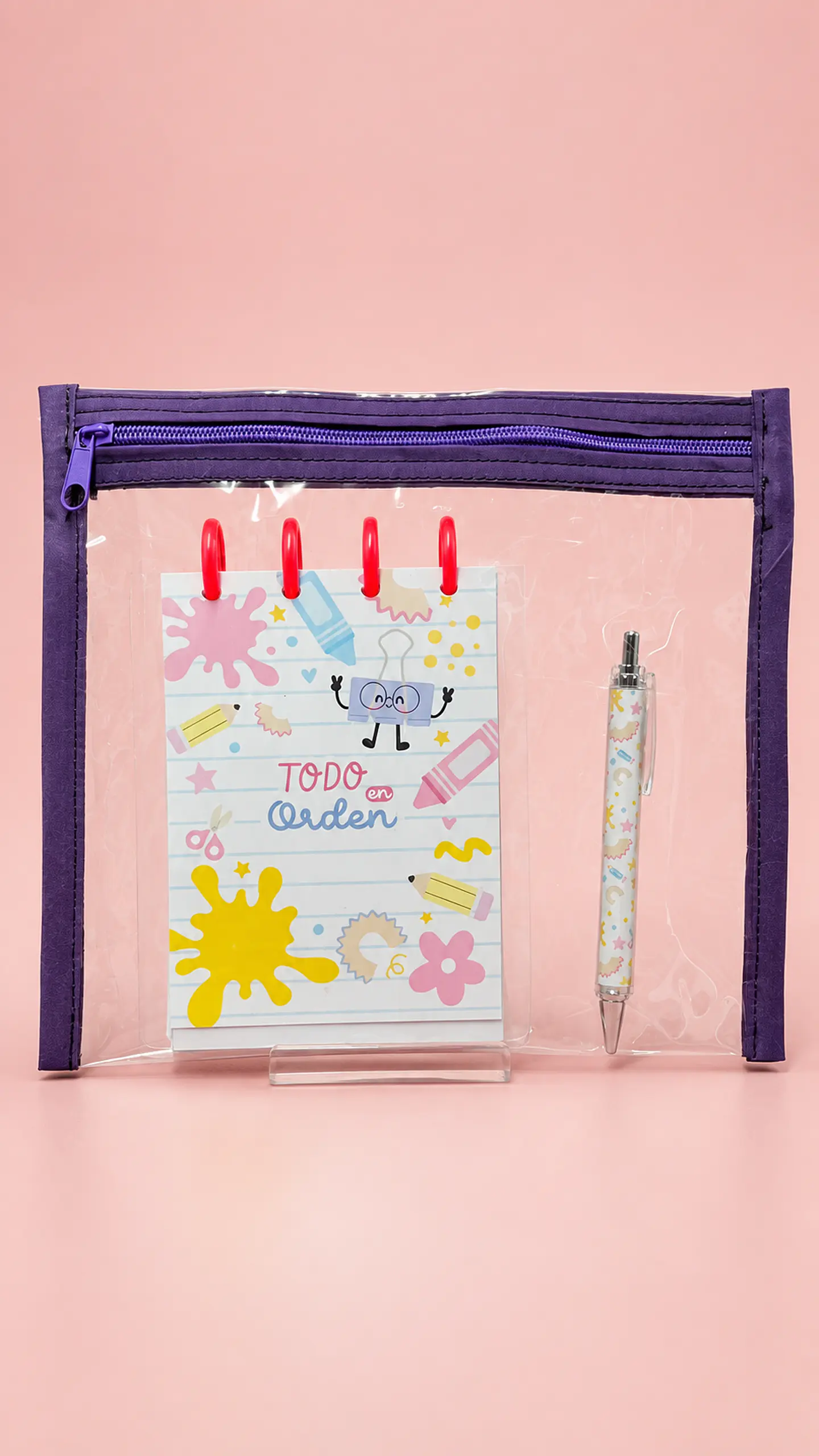 Estuche transparente 3