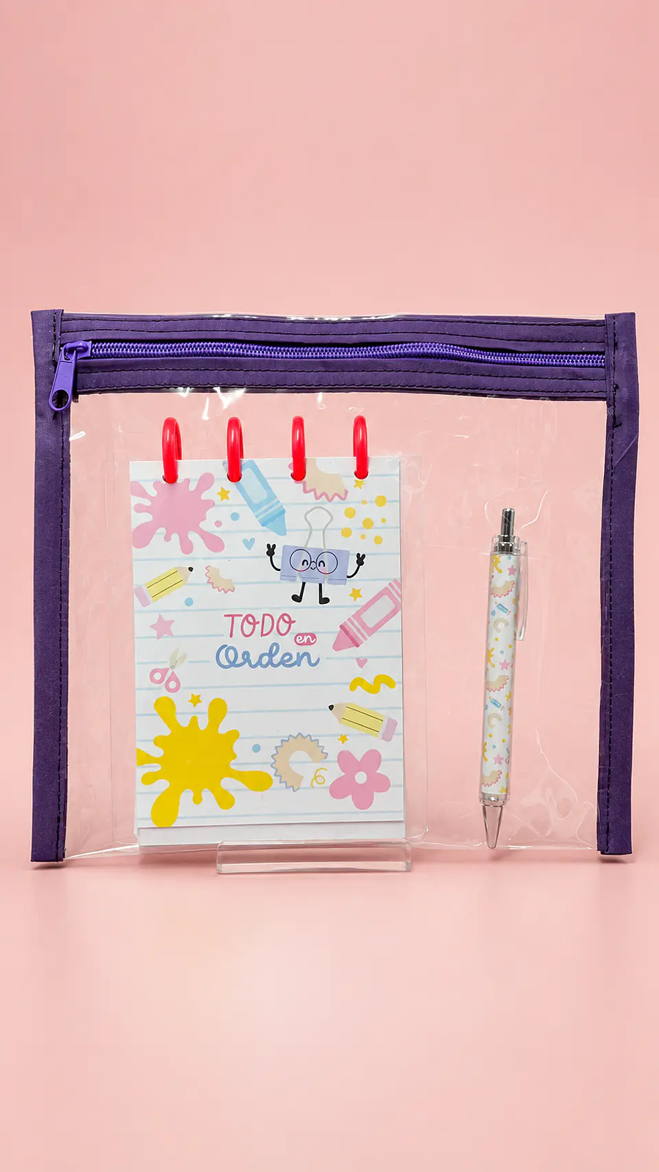 Estuche transparente 3