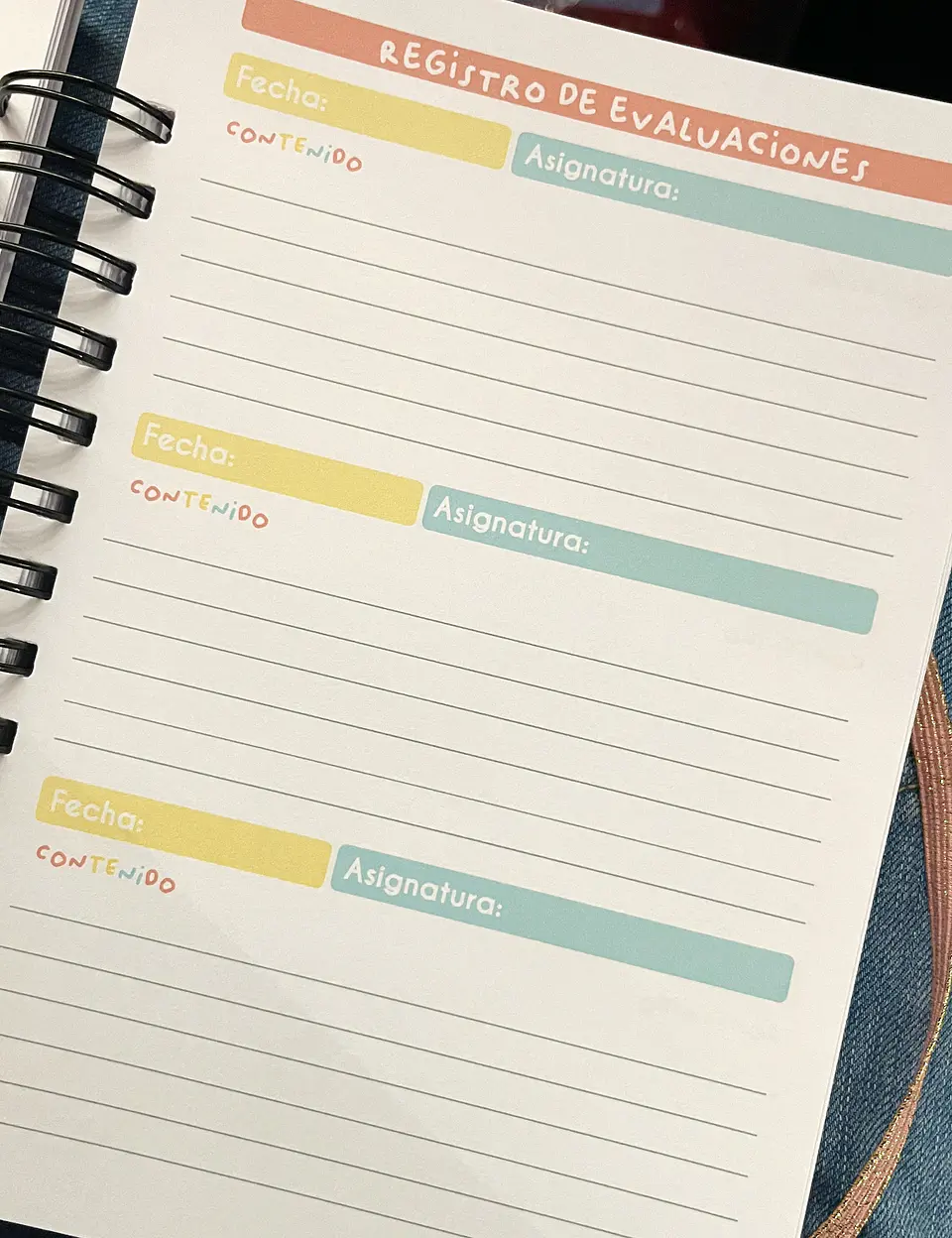 Planner Docente 2027 2