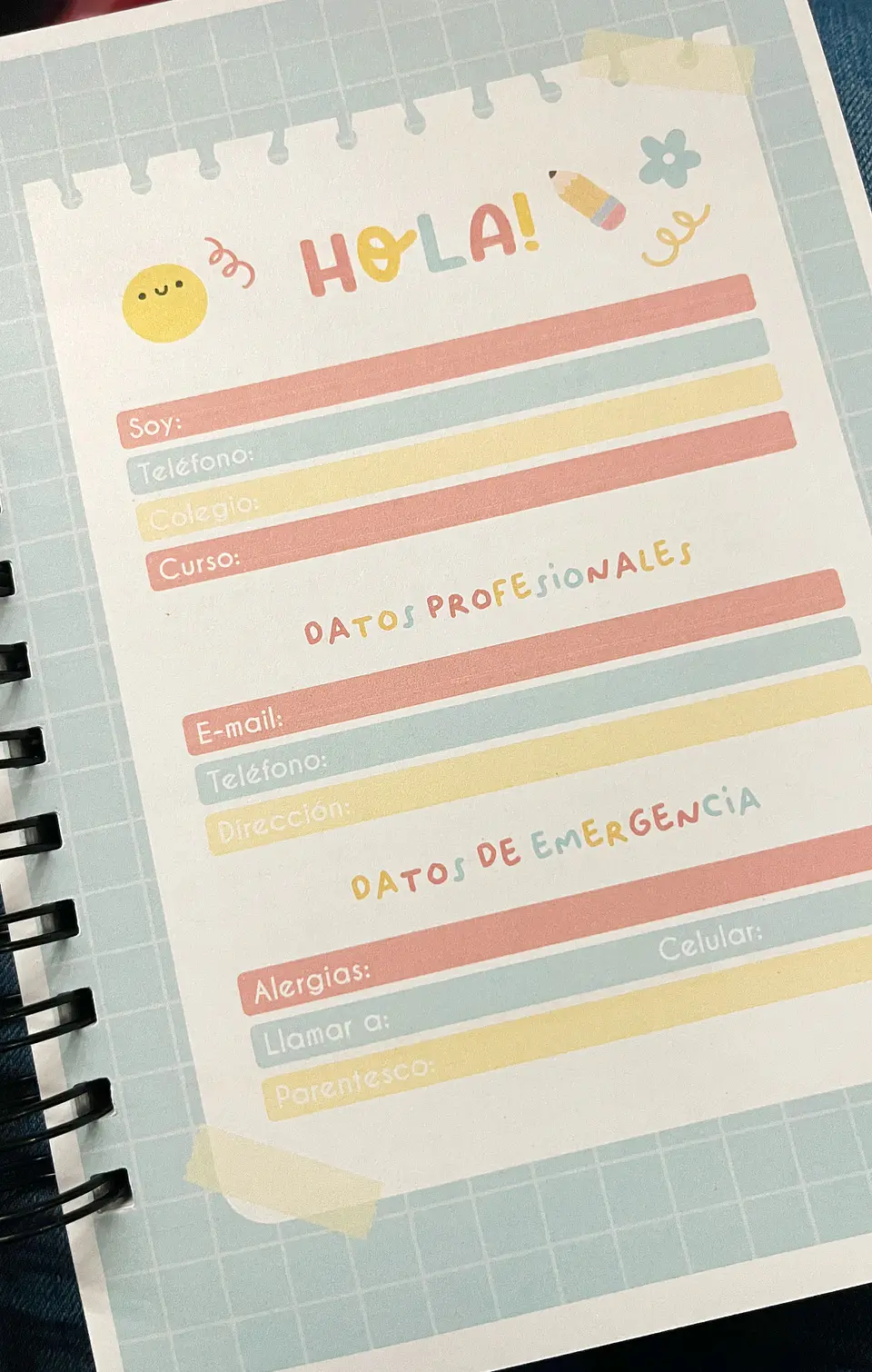 Planner Docente 2027 9