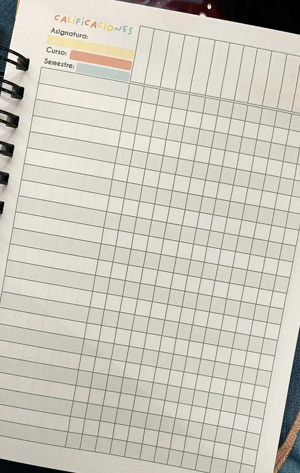 Planner Docente 2027 10