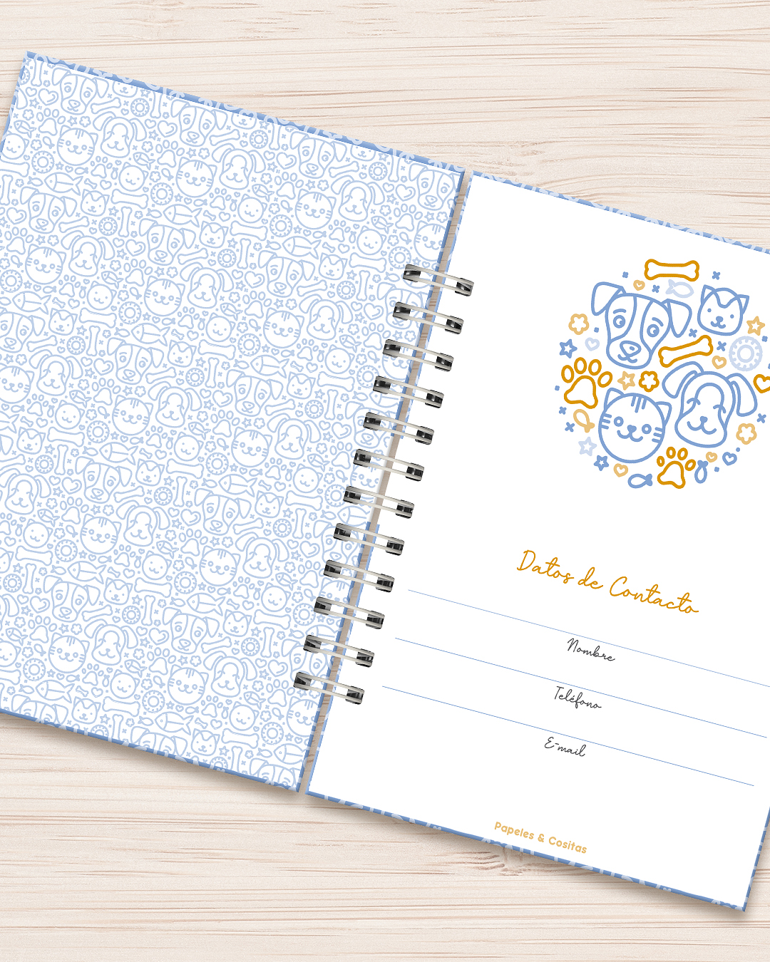 Agenda Veterinaria Celeste 2