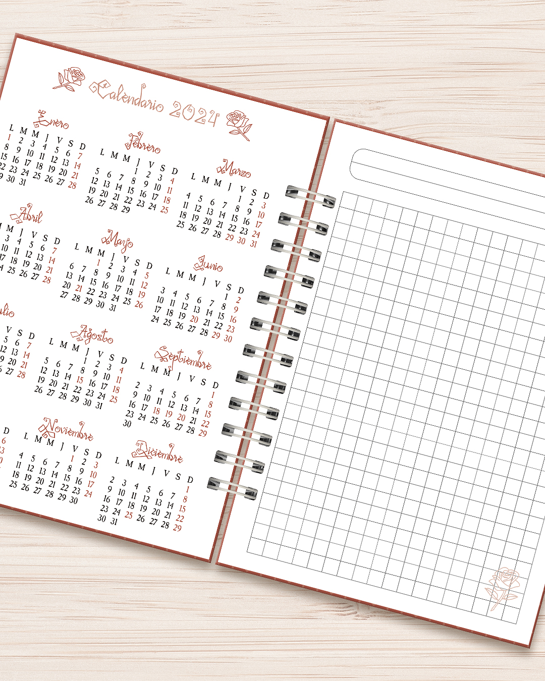 Cuaderno Reina de Corazones 3