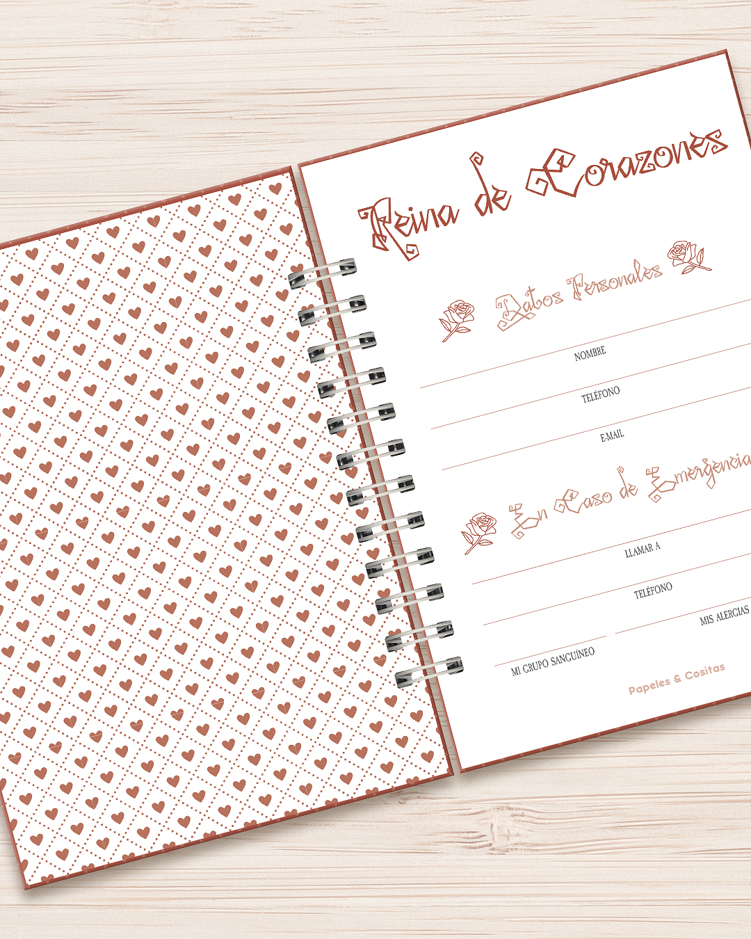 Cuaderno Reina de Corazones 2