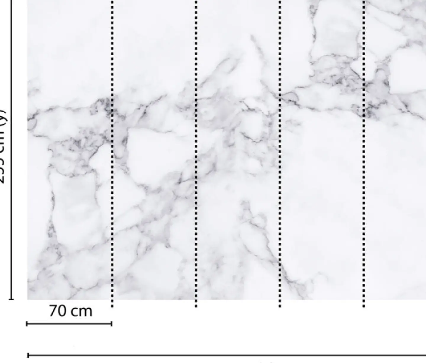 WHITE MARBLE 1 3
