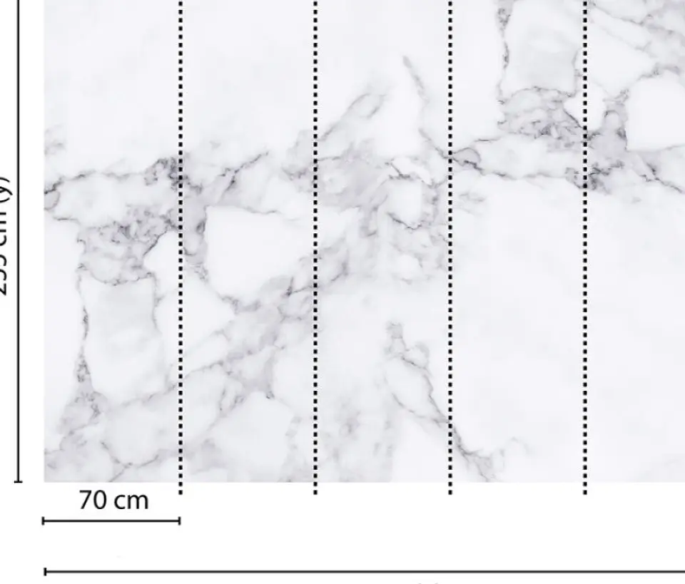 WHITE MARBLE 1 3
