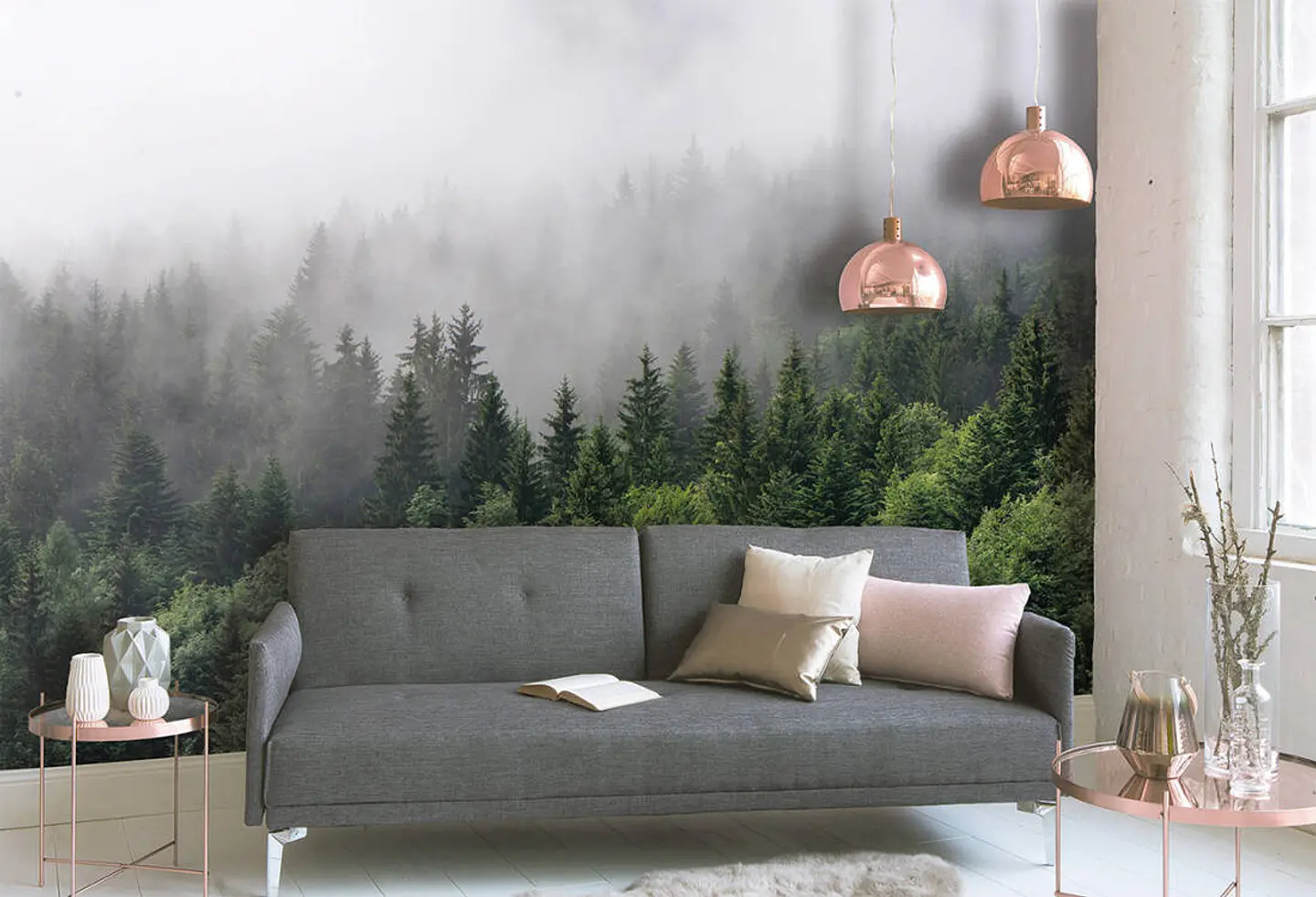 FOGGY FIR TREES 2