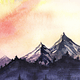 MOUNTAIN PAINTING 1