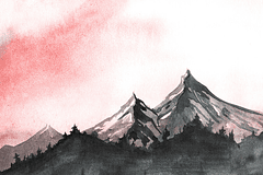 MOUNTAIN PAINTING 2
