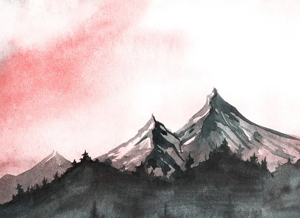 MOUNTAIN PAINTING 2 1