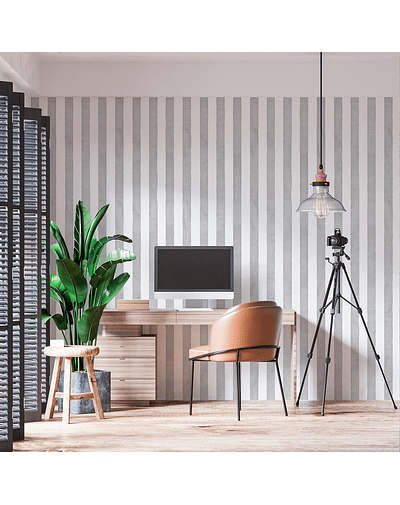 Líneas Acuarela Lino Gris