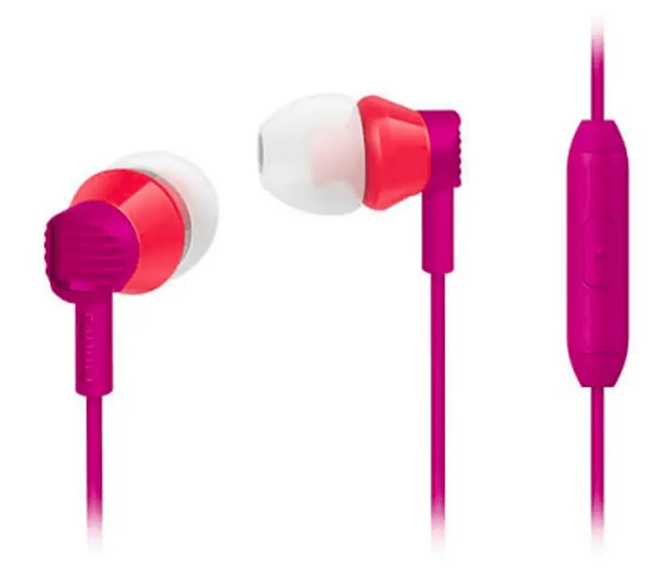 Philips Extra Bass C/Mic SHE-3805PK Pink  1