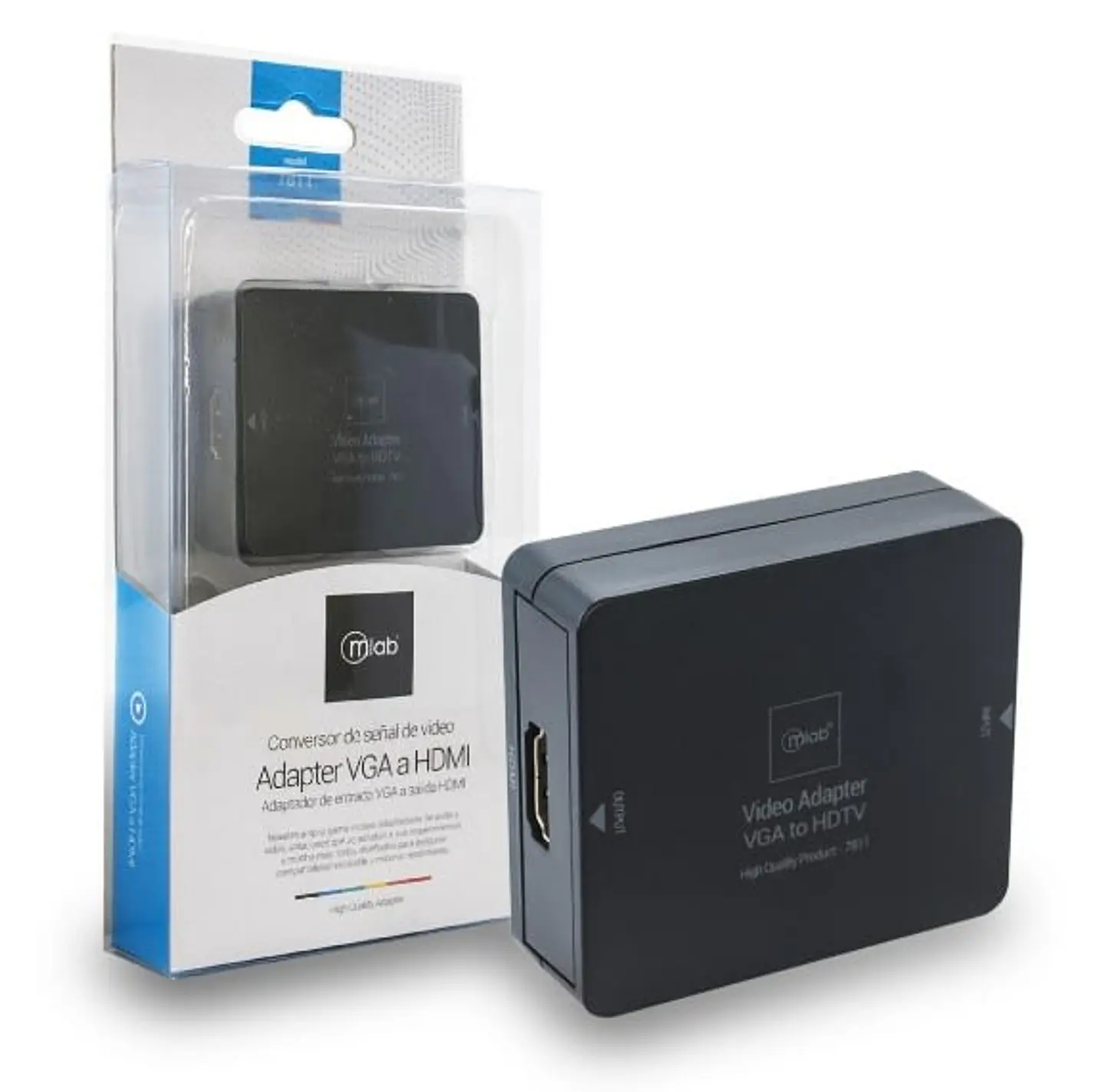 Microlab Adaptador VGA a HDMI 07811  1