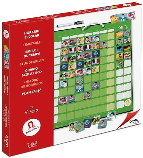 Cayro The Games Horario Escolar Magnético 