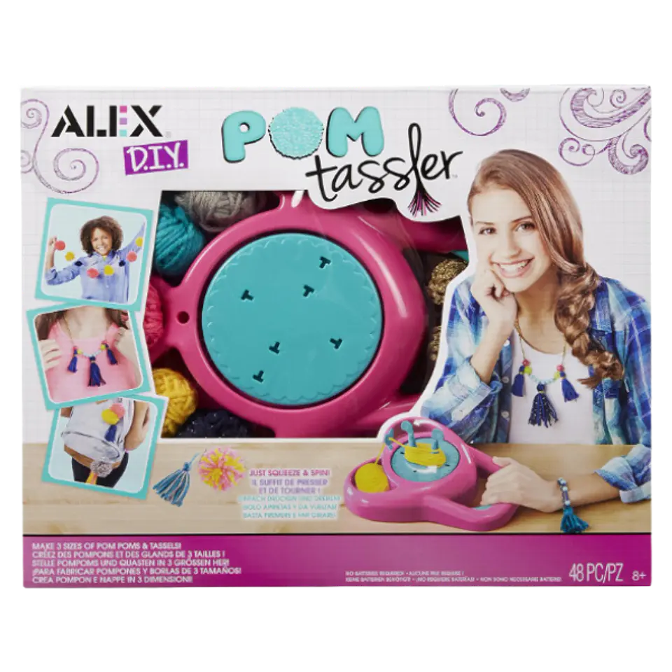 D.I.Y. Pom Tassler Máquina Hacer Pompones  1