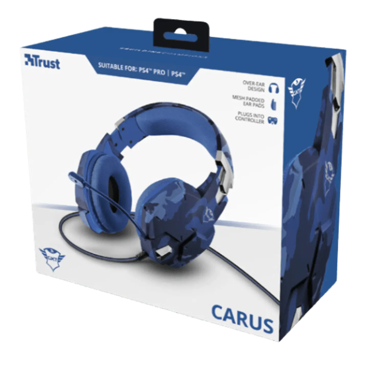 Trust Audífonos Carus PS4 Pro/PS4 Blue GXT-322B   3