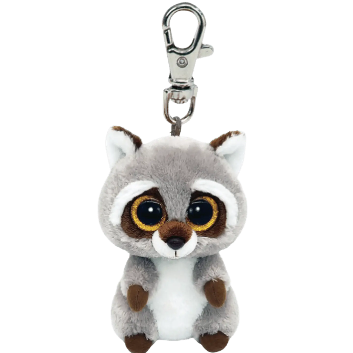 Ty Llavero Beanie Boos Oakie Mapache Gris 35252  1