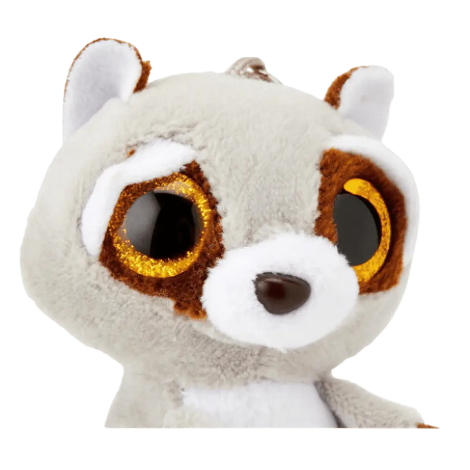 Ty Llavero Beanie Boos Oakie Mapache Gris 35252  2