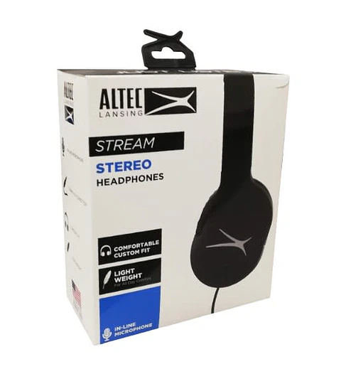 Altec Lansing Audífono Stream C/Micrófono Black 