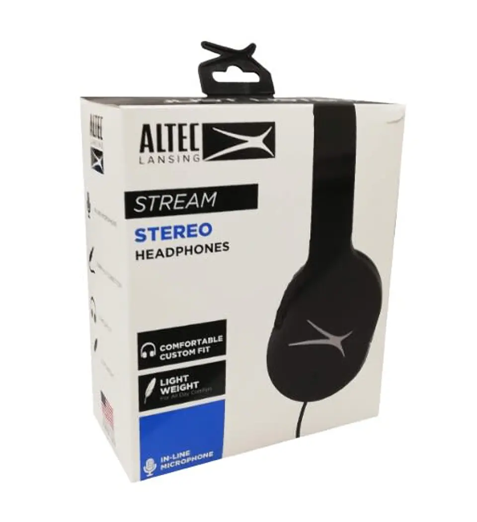 Altec Lansing Audífono Stream C/Micrófono Black  1