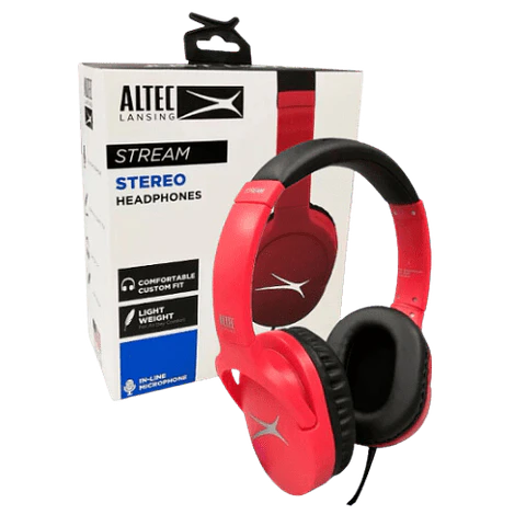 Altec Lansing Audífono Stream C/Micrófono Red 