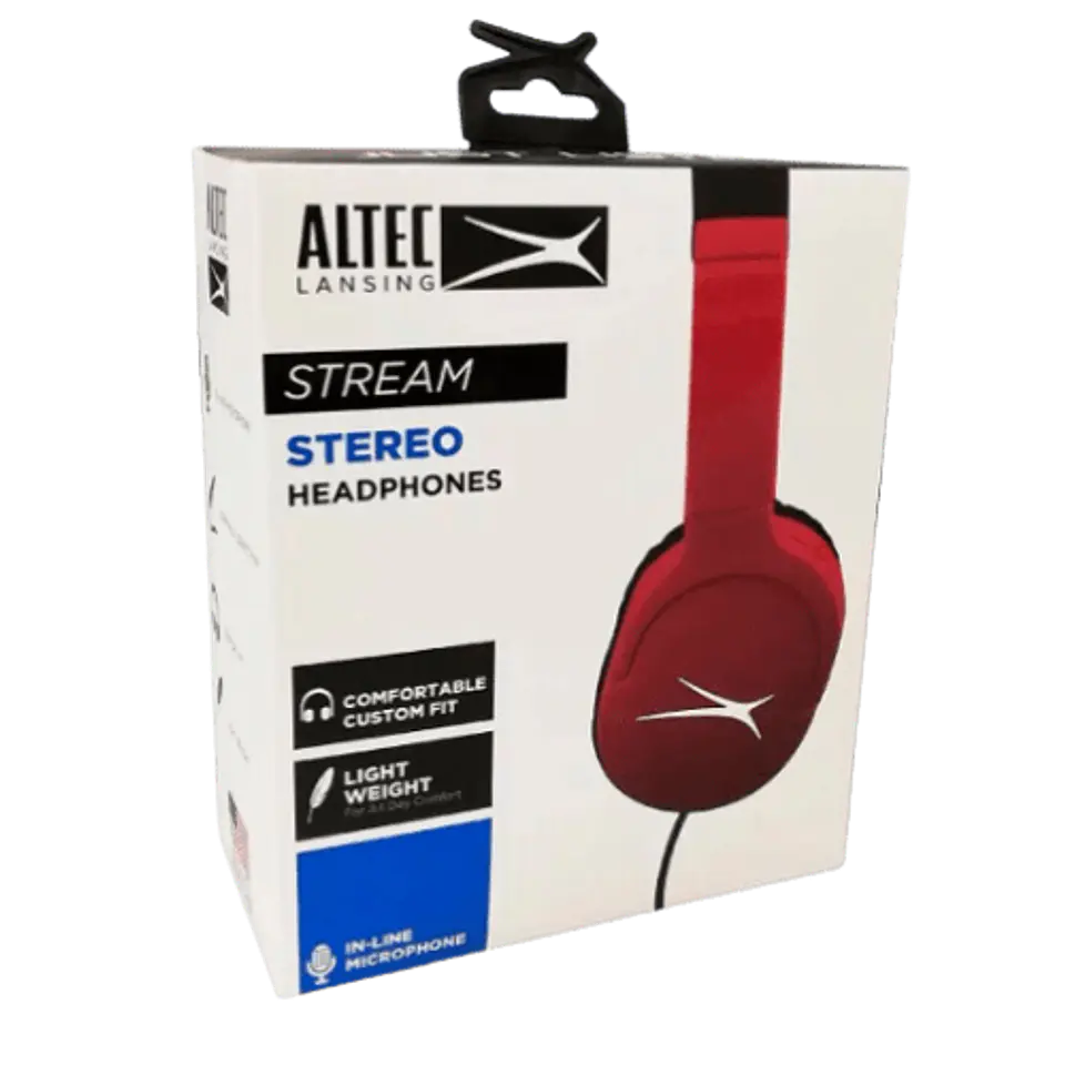Altec Lansing Audífono Stream C/Micrófono Red  2
