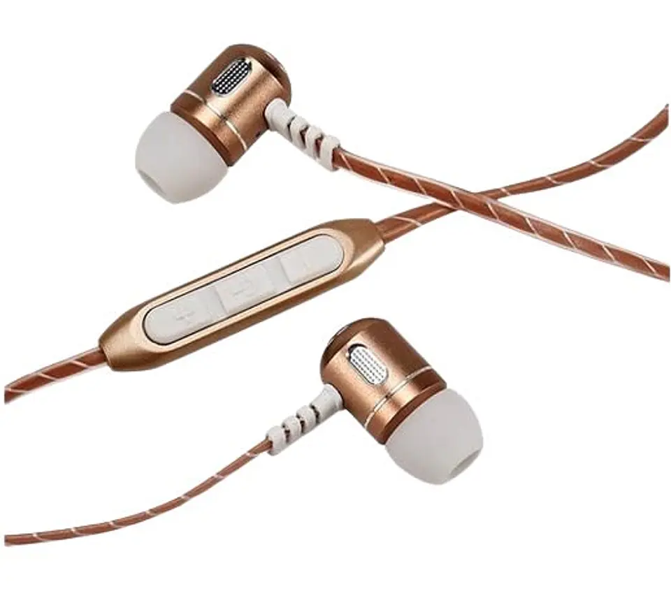 Altec Lansing Audífono In-Ear Bluetooth Metálicos Gold Audífonos Bluetooth Gold 1