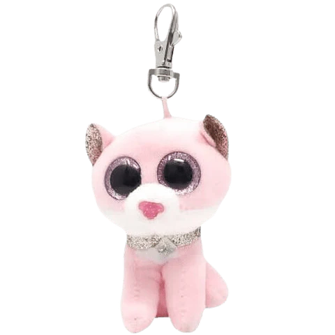 Ty Llavero Beanie Boos Fiona Gato Rosado 35247 