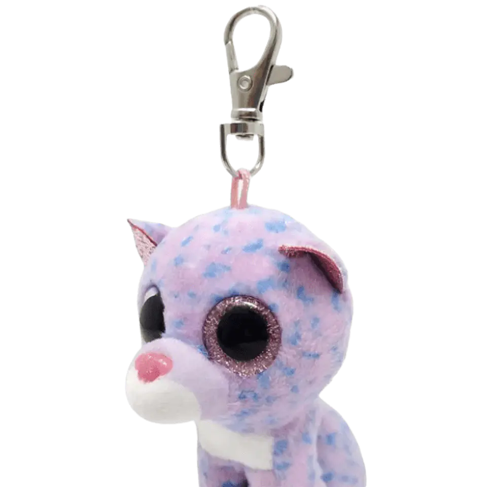 Ty Llavero Beanie Boos Cassidy Gato Lavanda 35244  4