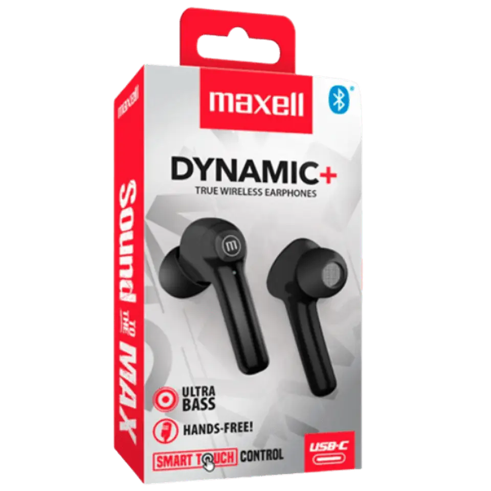 Maxell Audífonos Bluetooth Dynamic+ TWS Negro  1