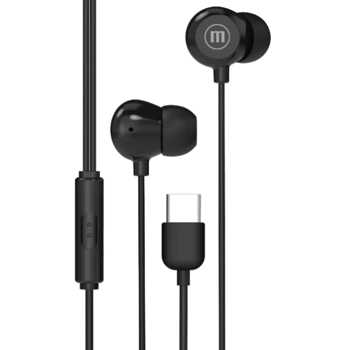 Maxell Audífonos In Ear C/Mic USB-C Negro  2