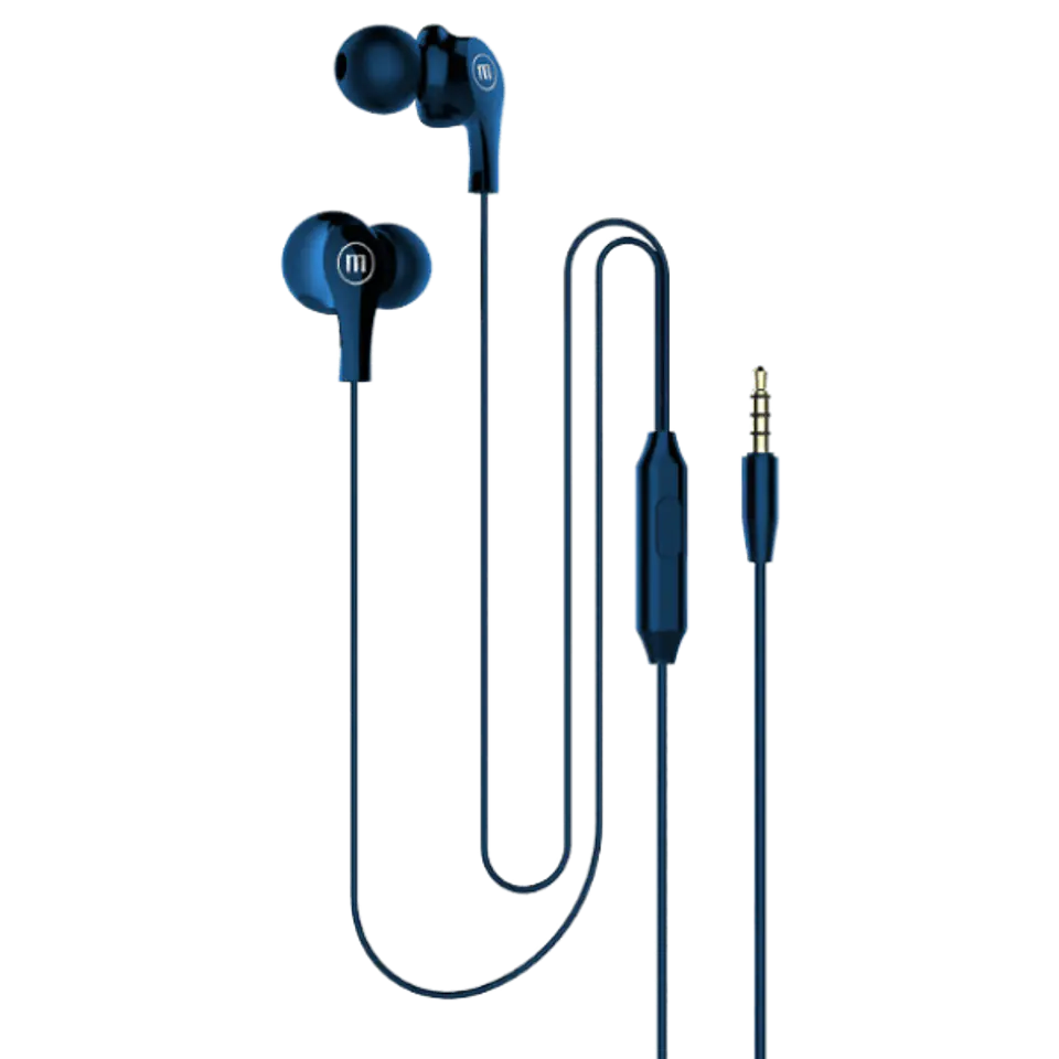 Maxell Audífonos Maxbuds C/Micrófono IN-MIC Navy  2
