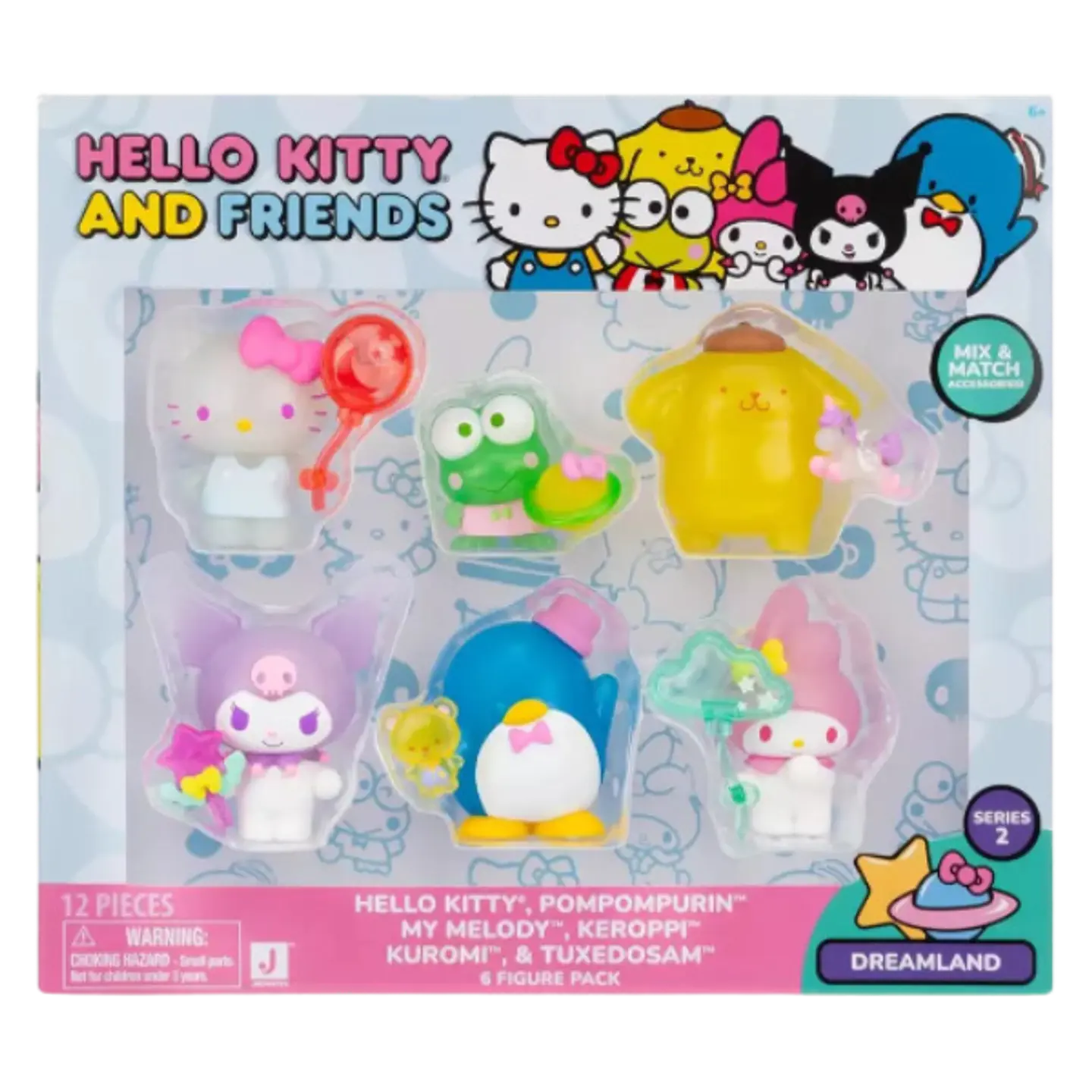 Jazwares Hello Kitty And Friends Pack 6 Figuras  1