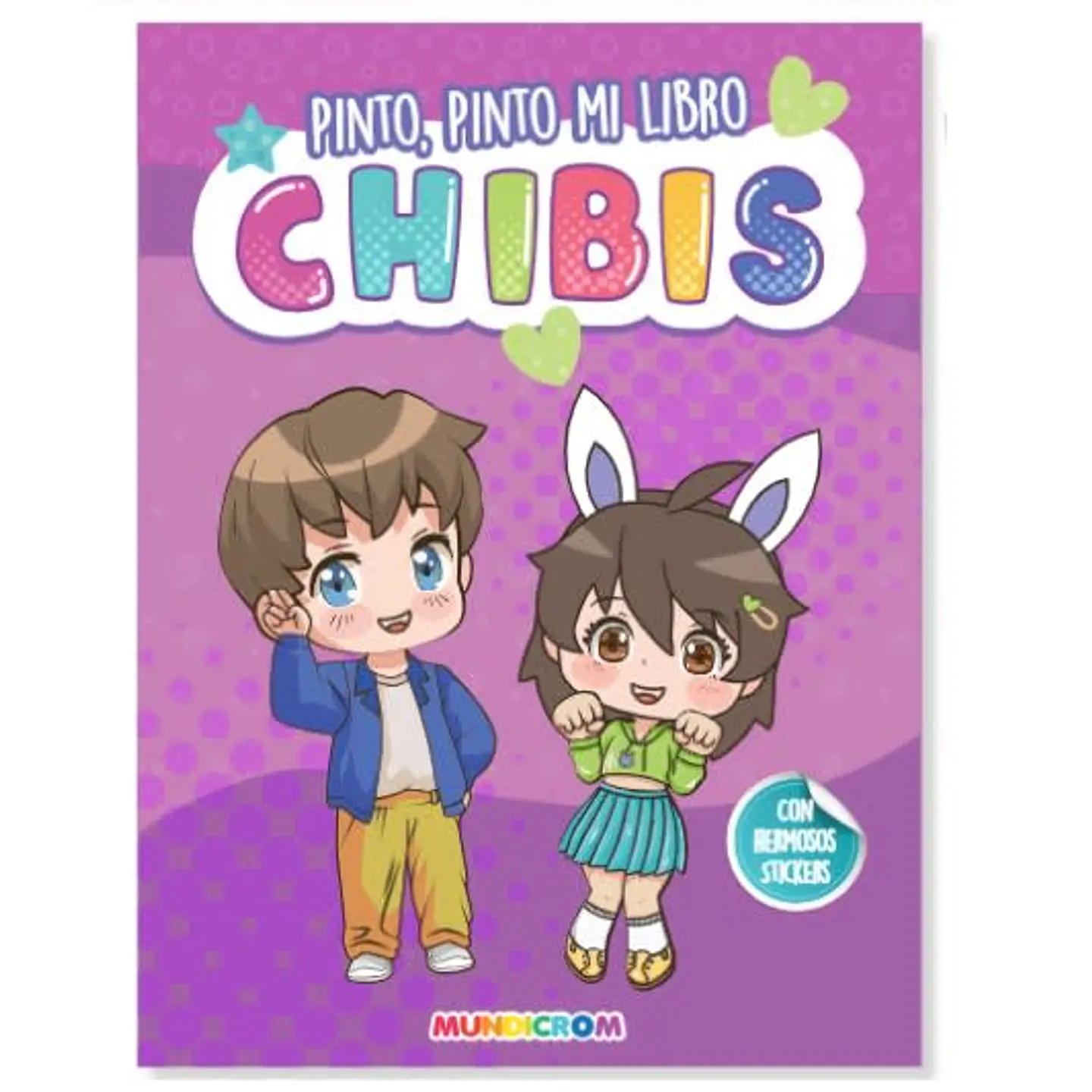 Pinto, Pinto Mi Libro Chibis C/Stickers  1