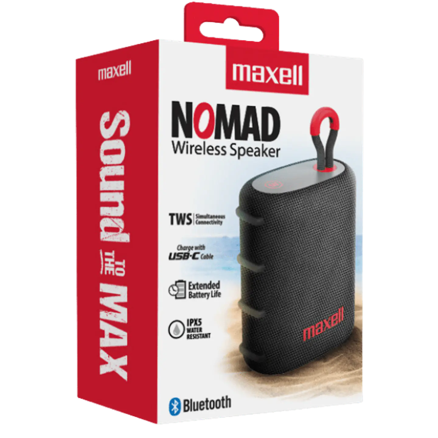 Maxell Parlante Bluetooth Nomad Gris  1