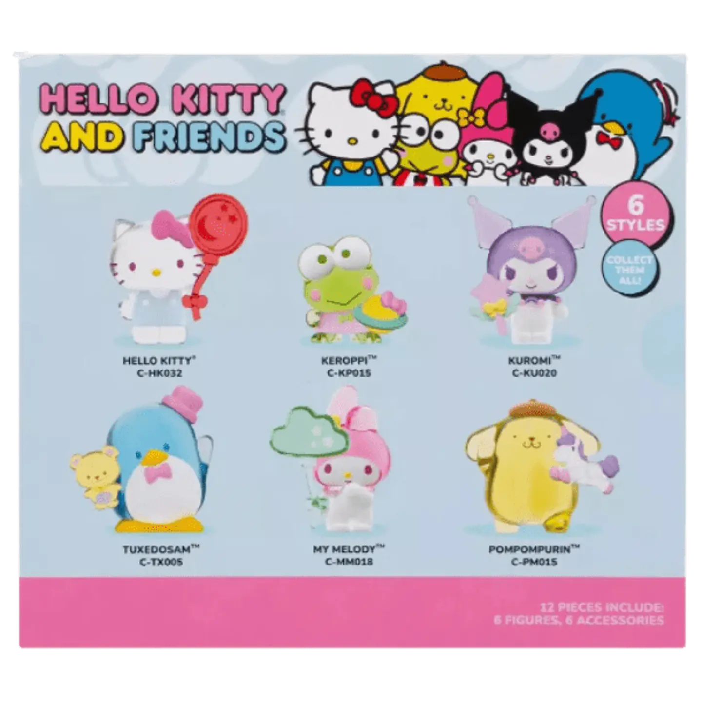 Jazwares Hello Kitty And Friends Pack 6 Figuras  2