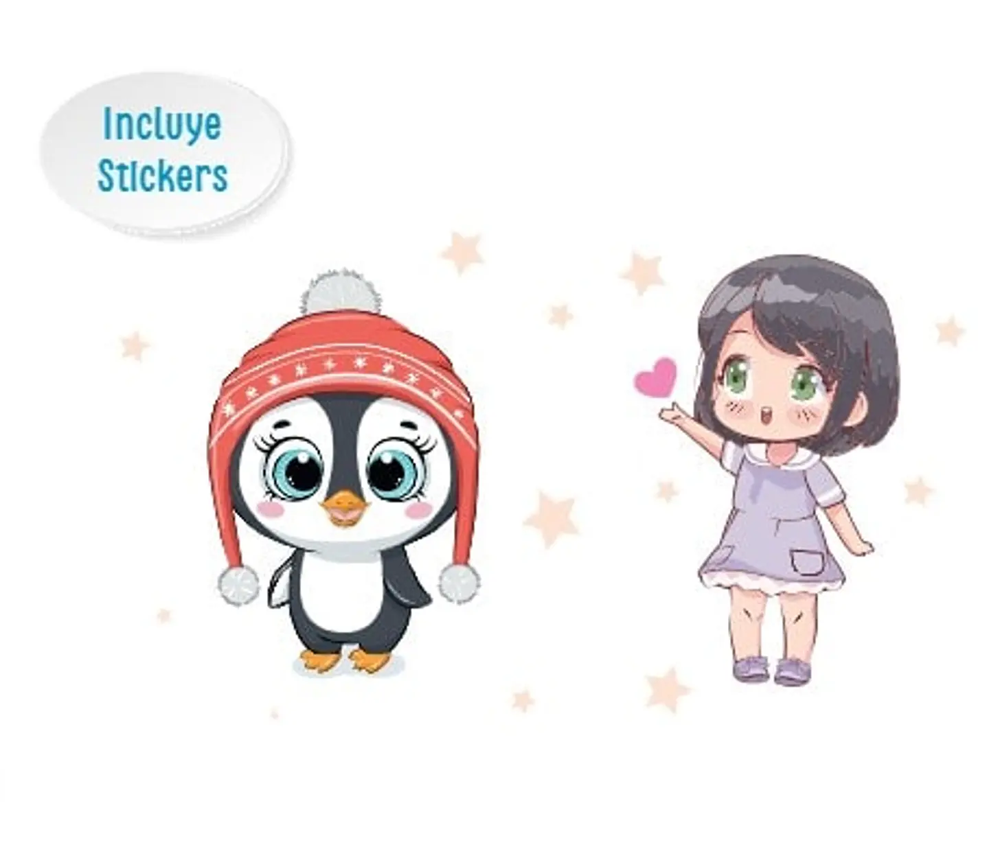 Pinto, Pinto Mi Libro Chibis C/Stickers  2