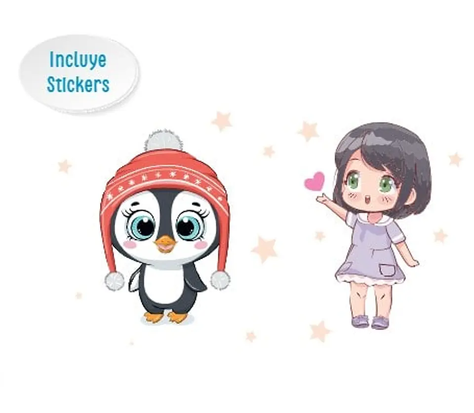 Pinto, Pinto Mi Libro Chibis C/Stickers  2