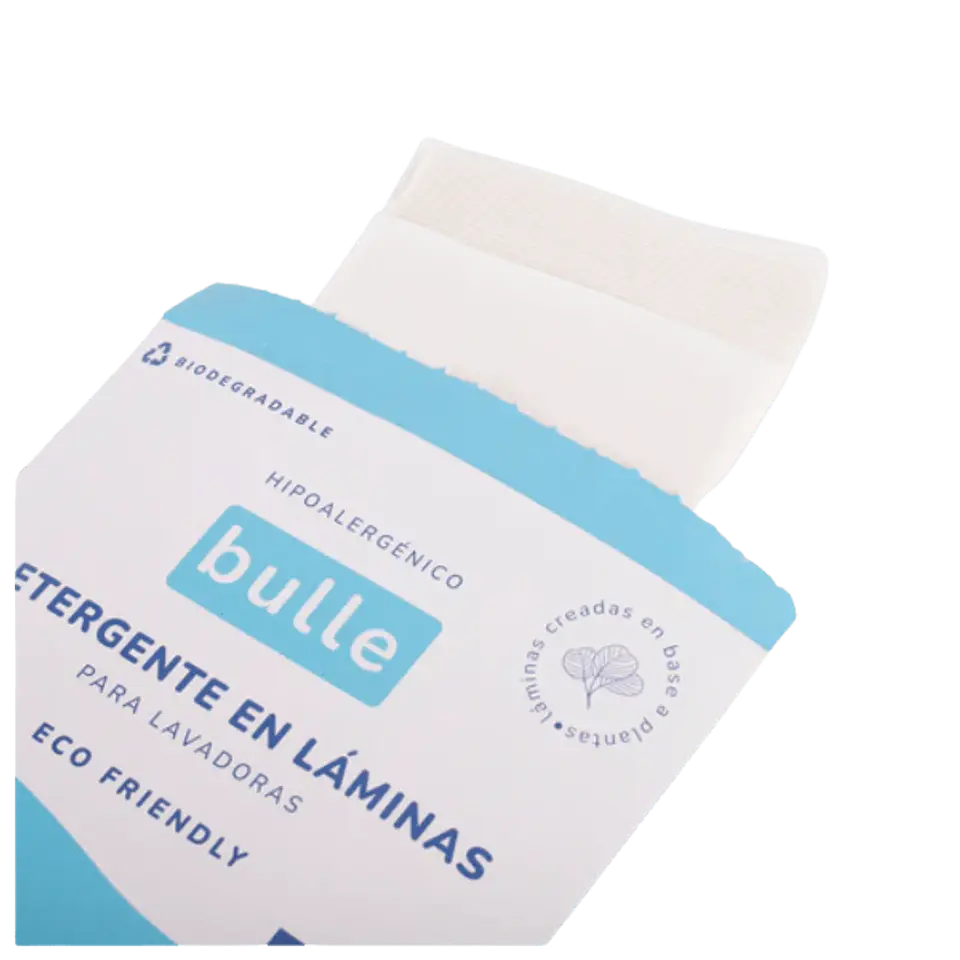 Bulle Detergente en Láminas Aroma Lavanda Eco Friendly  1
