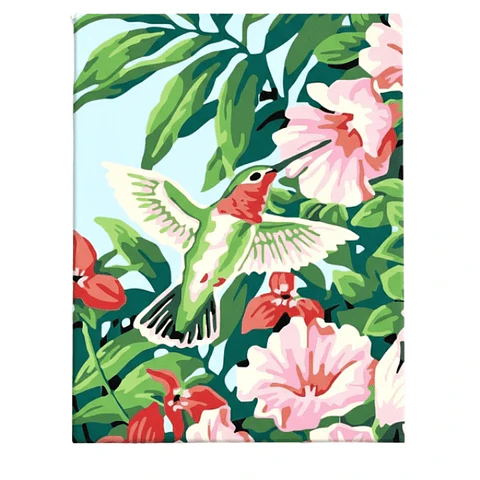 Kit Pintura Con Números El Pincel Colibri 