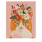 Kit Pintura Con Números El Pincel Gato Naranjo  - Miniatura 1