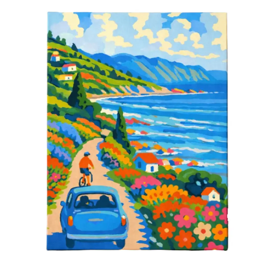 Kit Pintura Con Números El Pincel Roadtrip  1