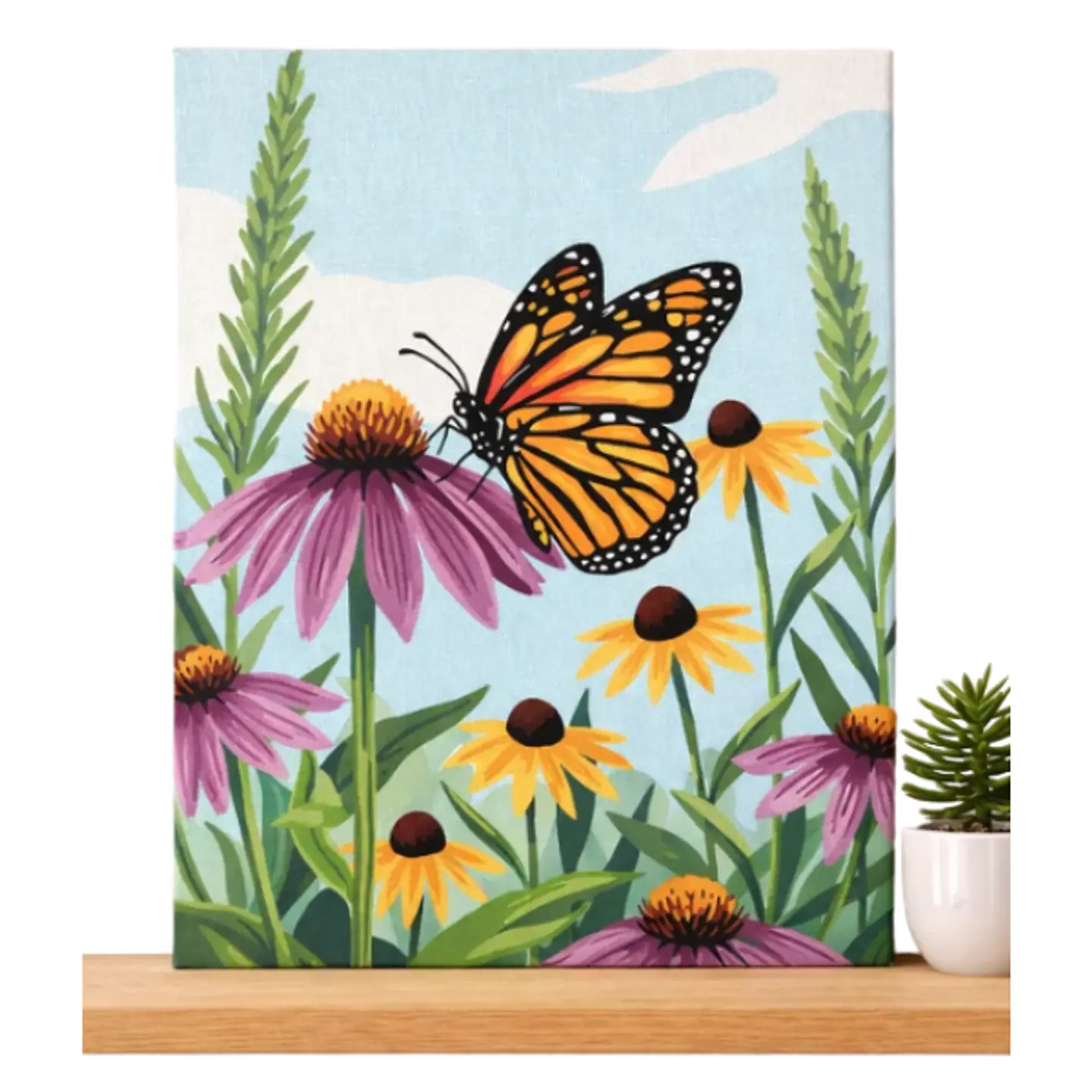 Kit Pintura Con Números El Pincel Mariposa  1